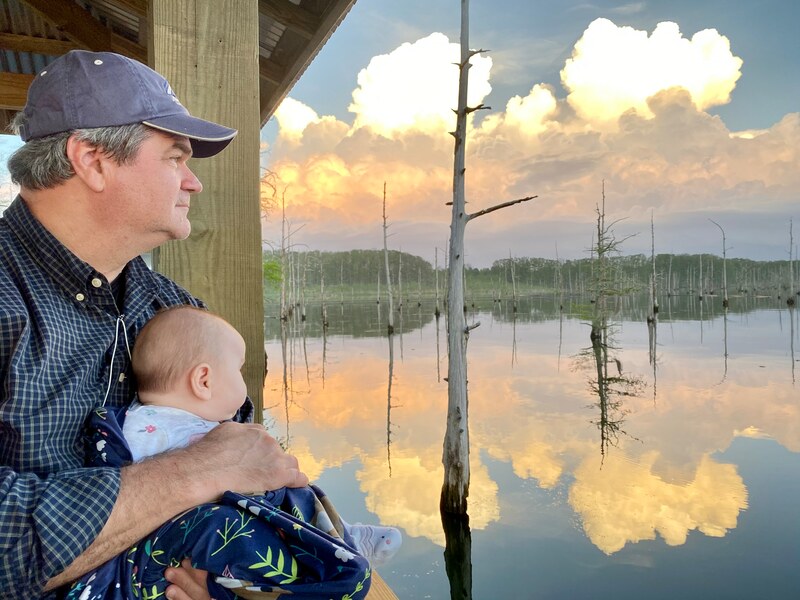 1st Place "Reflections" by photographer Holly Honeycutt in PEOPLE ON THE REFUGE category in Amateur Division of Friends of Black Bayou Lake National Wildlife Refuge annual photo contest 2023